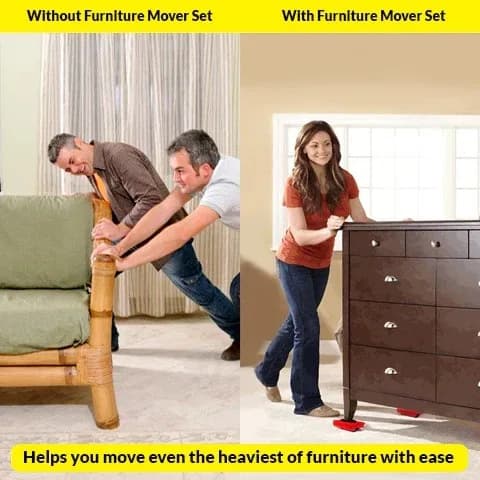 Furniture Easy Moving Tool Set, Heavy Furniture Moving & Lifting System, Maximum Load Weight thumbnail 5