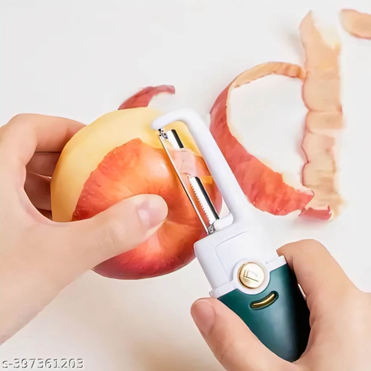 2 in 1 Fruit Knife & Peeler | Dual Function Vegetable Peeler & Fruit Cutting Knife thumbnail 6