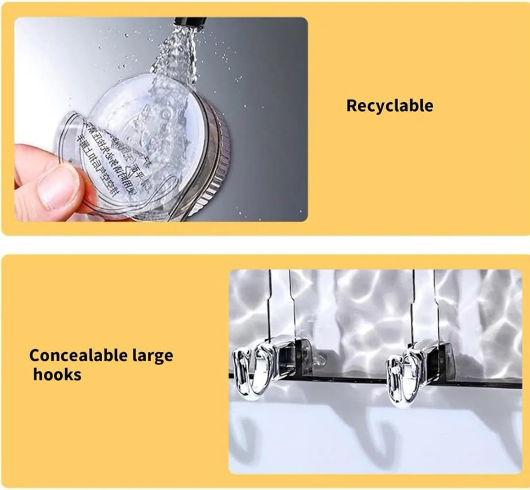 Multipurpose Rotating Suction Cup Hook with Strong Adhesion for Kitchen Supplies and Bathroom Organization thumbnail 5