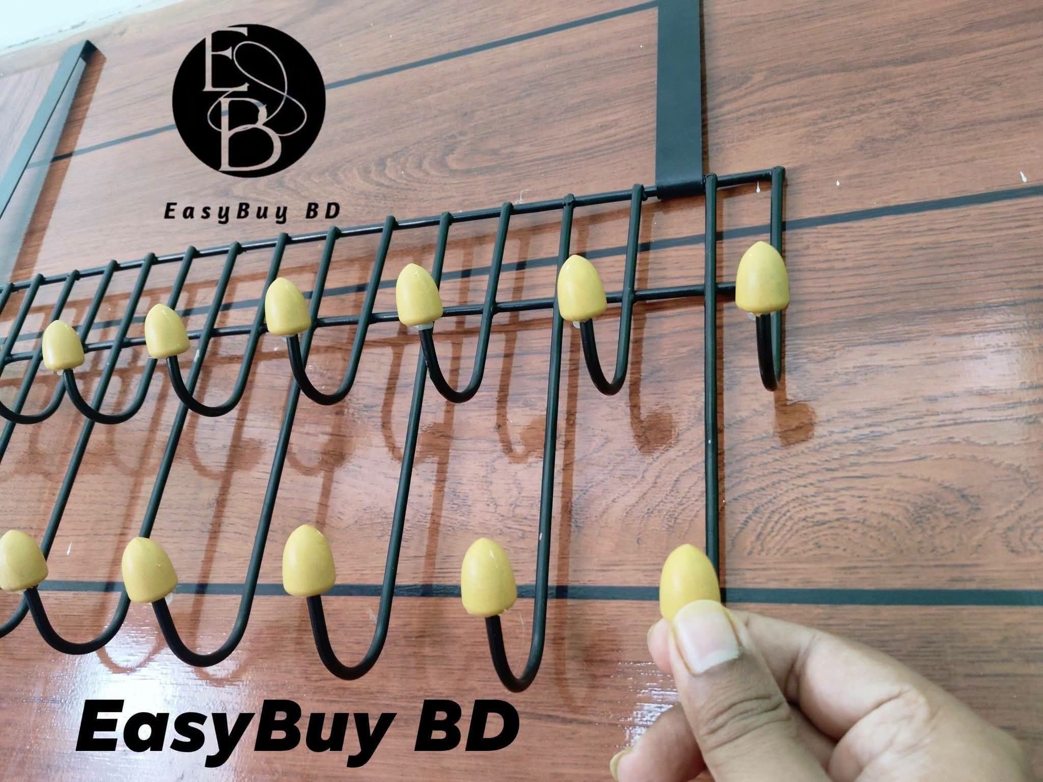 19 Hooks 2-Layer Heavy Duty Door Back Hanger for Clothes & Accessories | 19 Hooks Door Hanger thumbnail 3