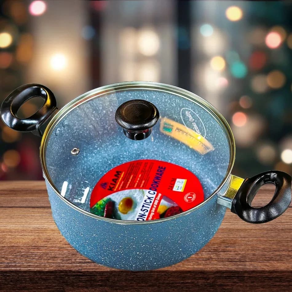 Kiam Non-Stick Cooking Pot with Glass Lid thumbnail 4