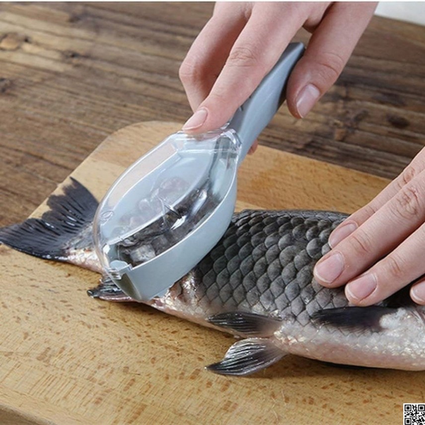 Plastic Fish Scales Remover – Fast & Safe Fish Skin Descaler with Cap thumbnail 4