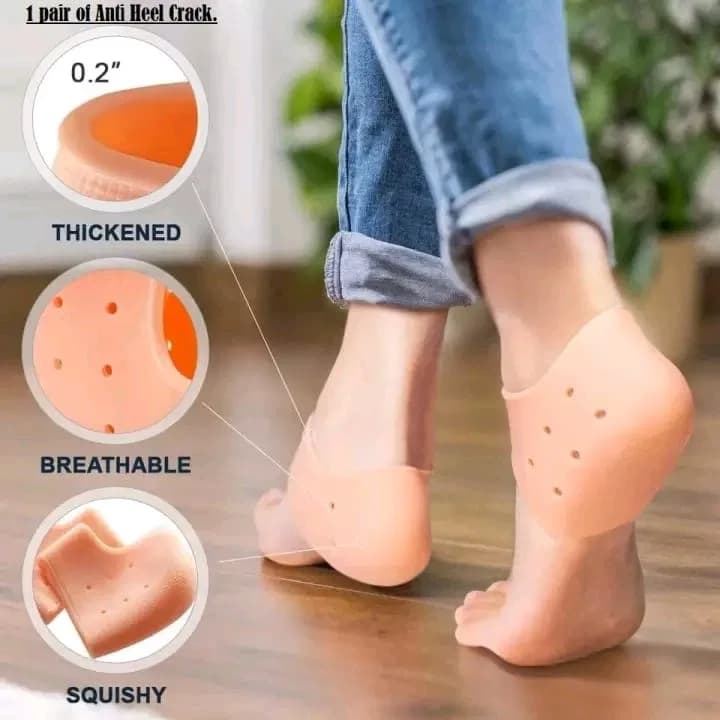 Silicone Heel Anti-Crack Set for men and women thumbnail 5