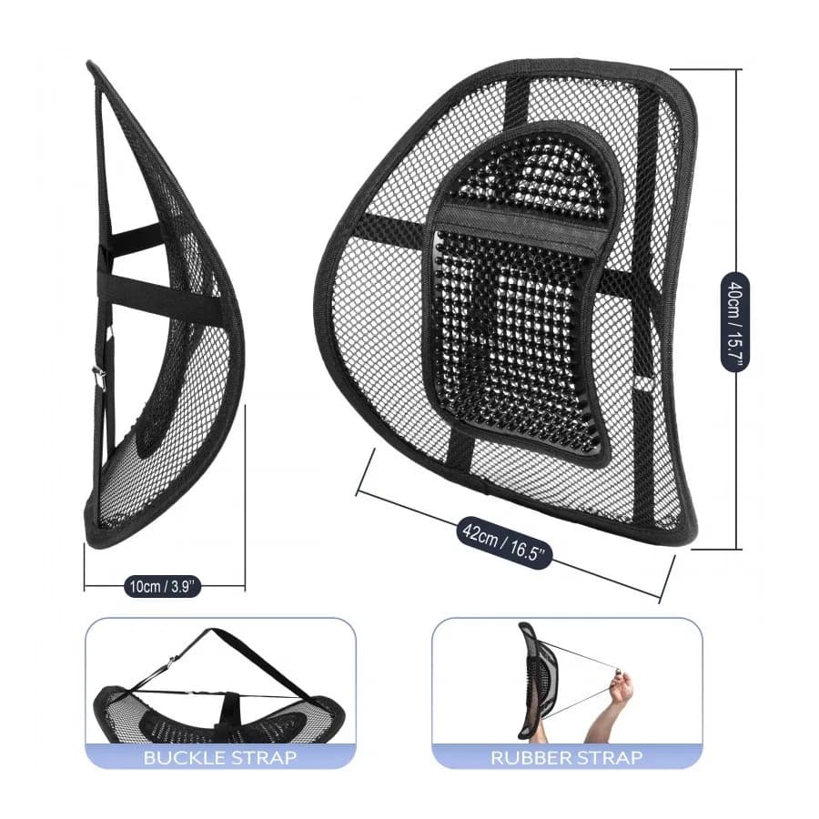 Seat Right Chair Back Support, Lumbar Back Support Cushion for Office Chair, Car Seat thumbnail 4