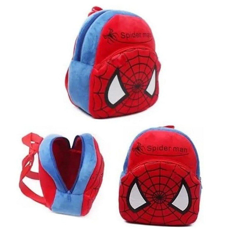 Kids Cartoon Backpack | Baby Spiderman School Bag for Boys & Girls 2-8 Years thumbnail 4