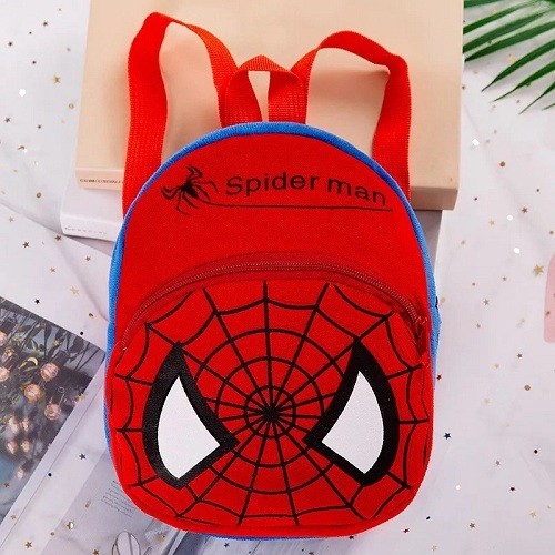 Kids Cartoon Backpack | Baby Spiderman School Bag for Boys & Girls 2-8 Years thumbnail 2