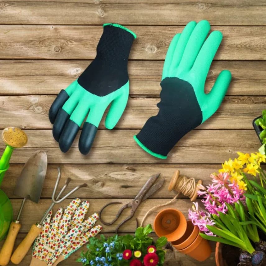 Gardening Gloves with Claws, Puncture Resistant, Waterproof Safe Garden Gloves for Digging, Pruning & Planting | Gardening Tools 1 Pairs thumbnail 8
