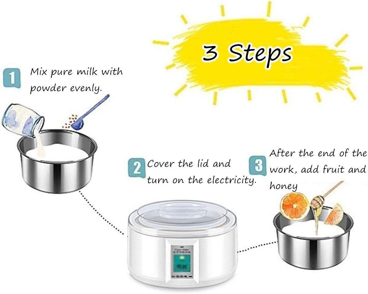 1.5L Automatic Electric Yogurt Maker 220V – Multi-Function Doi Maker Machine for Homemade Yogurt thumbnail 5
