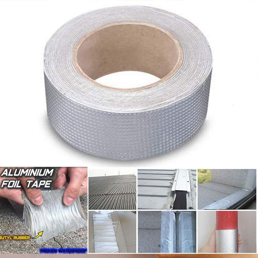 Waterproof Aluminium Foil Butyl Rubber Tape | Flex Tape thumbnail 2