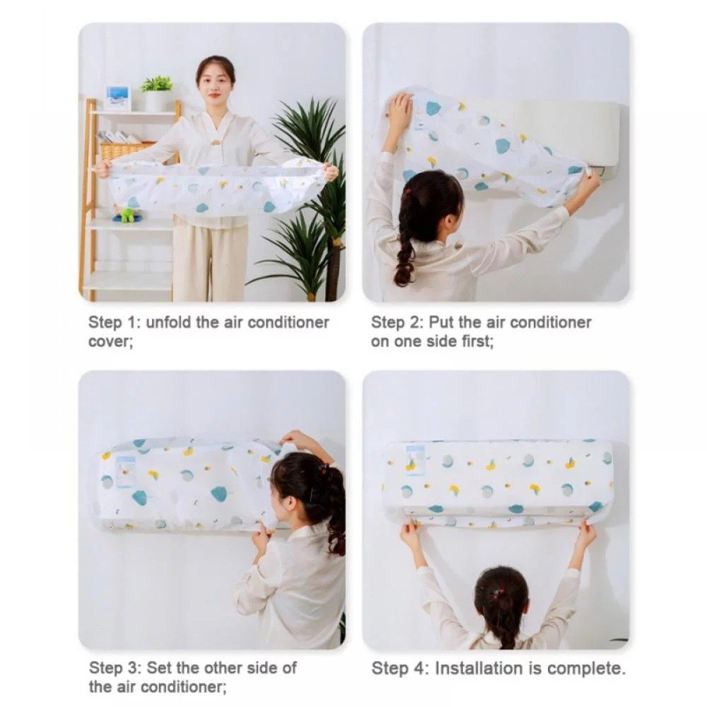110cm AC Dust Cover – 1.5 to 2 Ton Adjustable AC Protector, AC Cover thumbnail 4