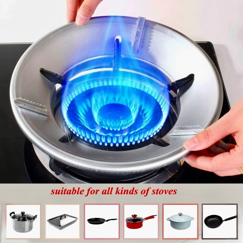 Energy Saving Gas Stove Cover, Energy Saving Gas Stove Cover Windproof Disk Windshield Bracket