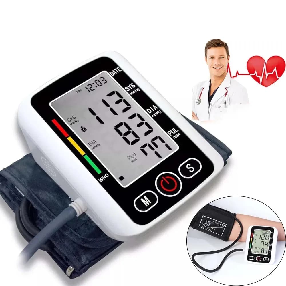 Electronic Digital Blood Pressure Monitor with Voice Function thumbnail 4