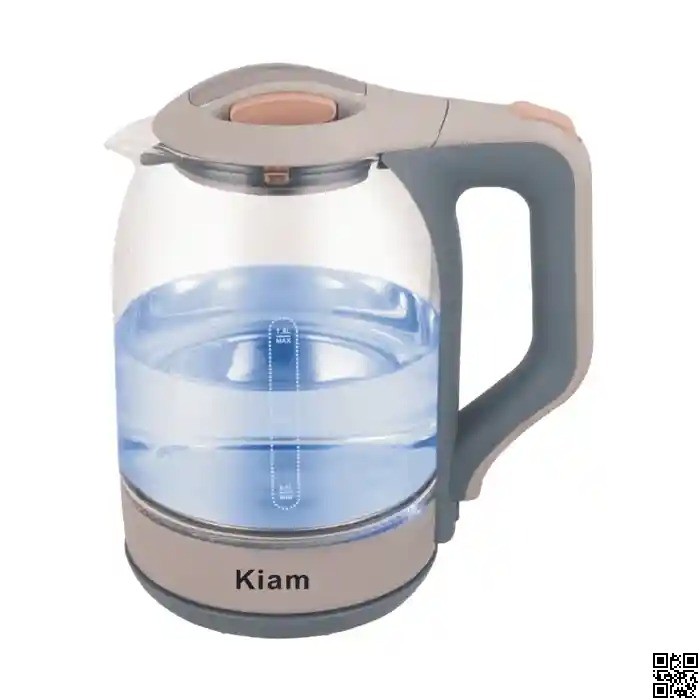 Kiam Electric Kettle BL-002 (1.8L) – Glass Electric Kettle with Auto Shut-Off thumbnail 5