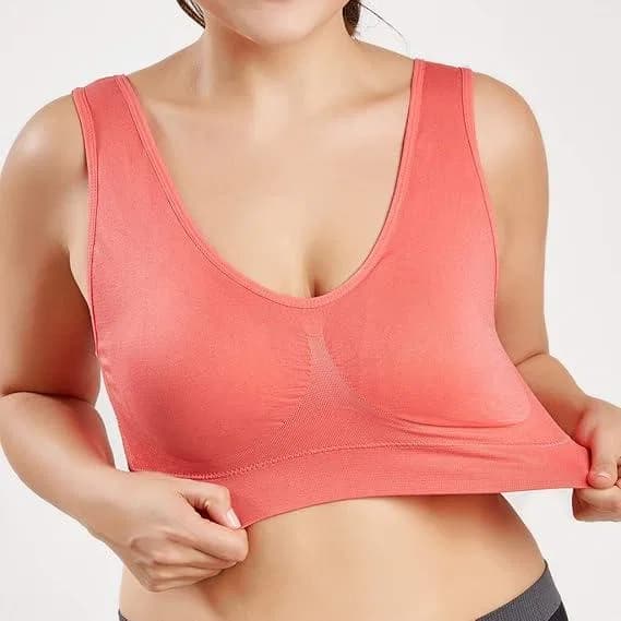 Joy Sports Bras for Women, Seamless Comfortable Yoga Bra without Pads thumbnail 4