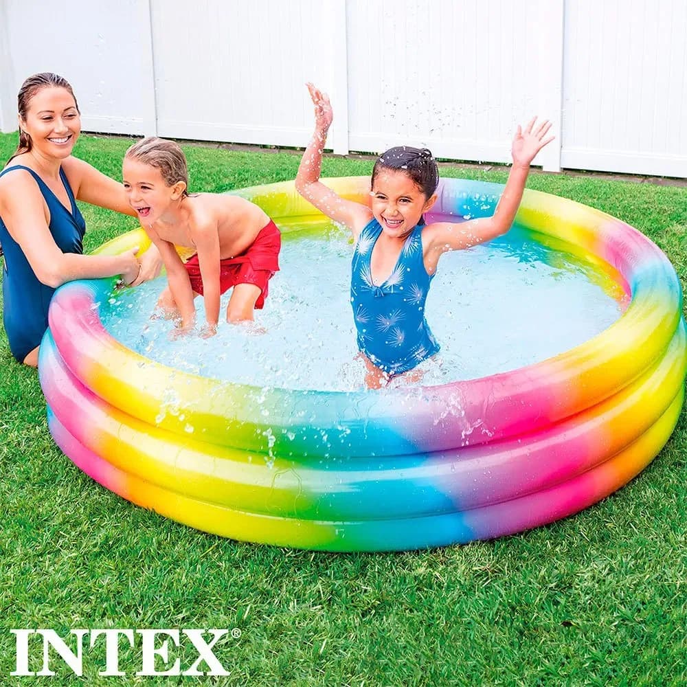 Intex Swimming Pool (24" x 8") for Kids, Baby Pool Bath Water Tub thumbnail 3