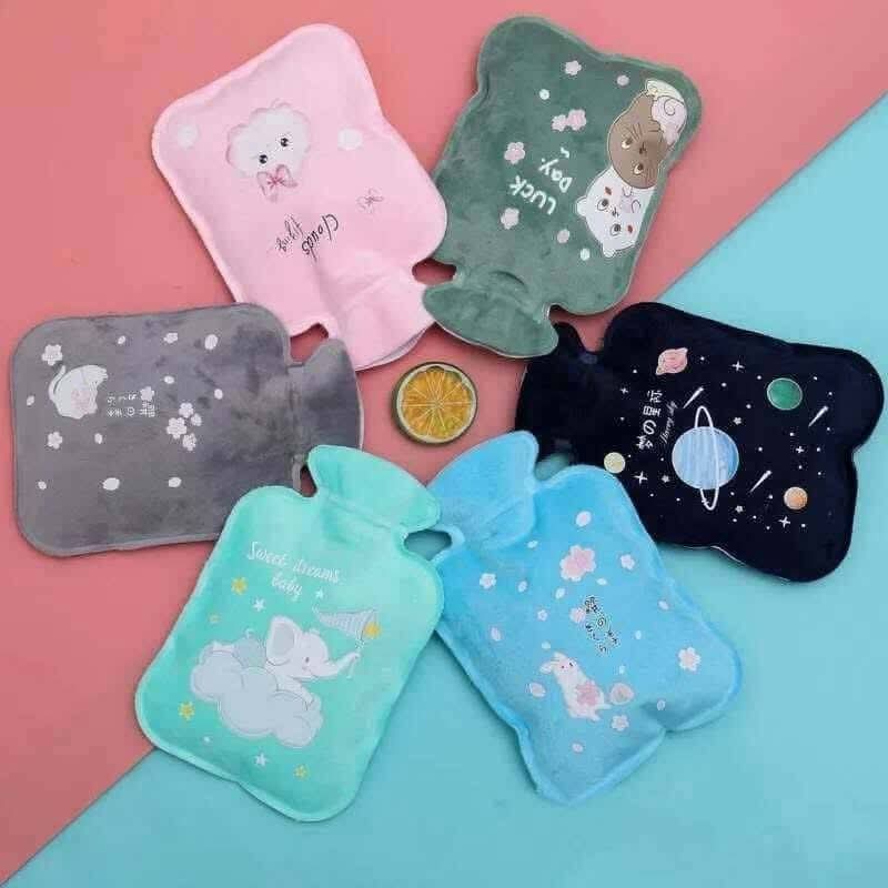 Velvet Mini Hot Water Heater Bag Pain Relief Hot Water Bag PVC Heating Pad for Body Pain thumbnail 3