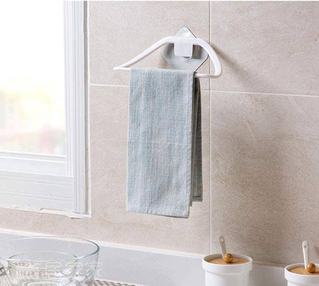 Smart Towel Holder, Creative Bathroom Kitchen Towel Hanger, Adhesive Towel Holder Magic Flexible Sticker Strong Suction thumbnail 4