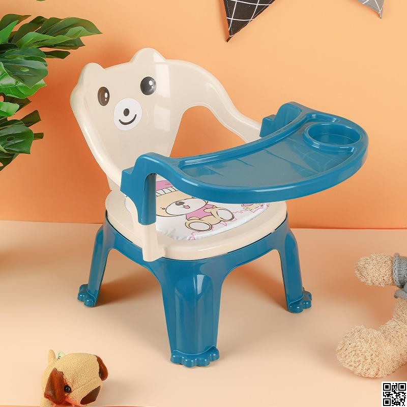 Baby Feeding Chair with Tray | Durable Plastic Kids High Chair & Study Chair thumbnail 3