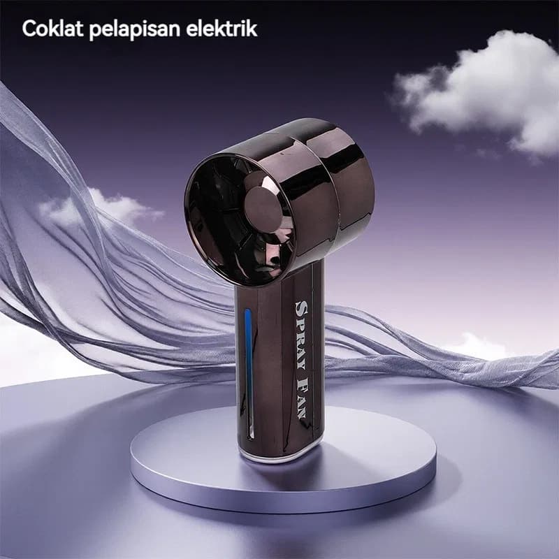 Portable Mist Fan - Rechargeable Mini Cooling Fan, Portable Handheld Spray Fan, Recharge Hand Held Fan Humidifier Mist Cooler Cooling Spray Handheld Spray Fan thumbnail 4