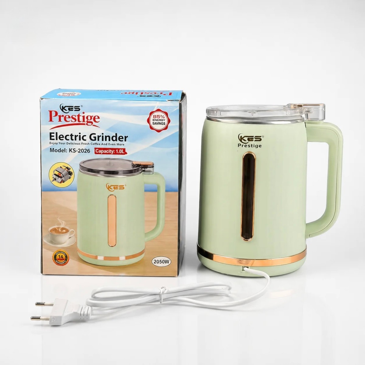 KES Prestige 1.0L Electric Grinder (KS-2026) - 2050W Wet & Dry Spice Grinder thumbnail 4