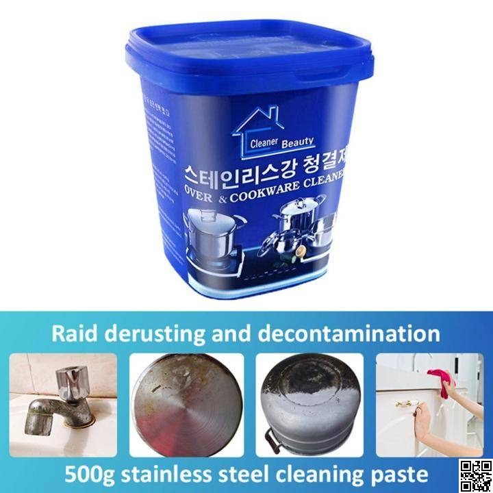 Stainless Steel Cookware Cleaning Paste – Kitchen Cleaner Washing Detergent thumbnail 3