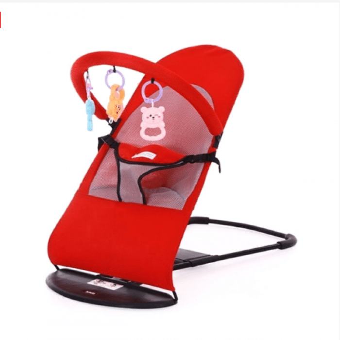 Baby Bouncer (With Toy) Chair Folding Soft Seat Safety Automatic Rocking Feel Merriment and enjoy thumbnail 4