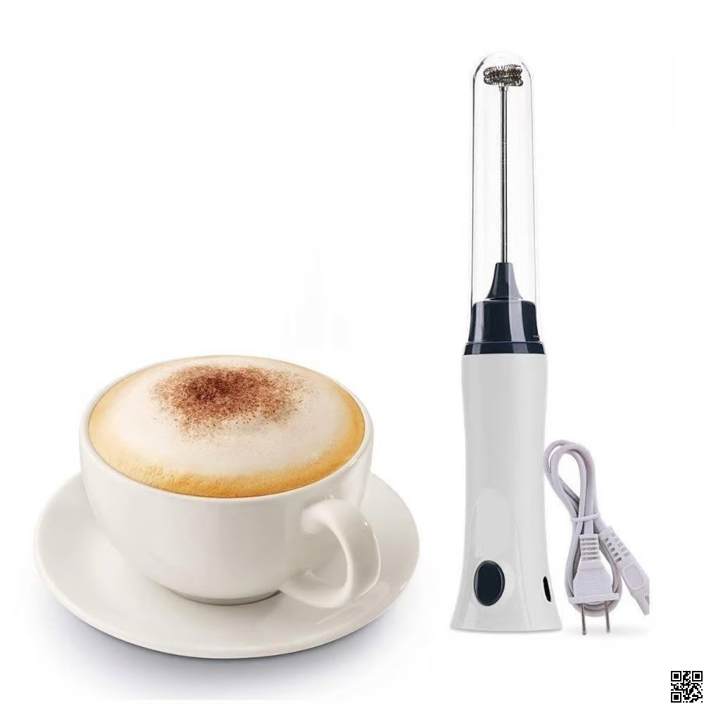 Rechargeable Hand Liquid Mixer Foamer – Coffee, Cappuccino & Milk Frother thumbnail 2