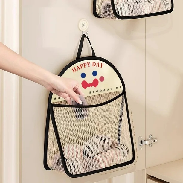 Storage Hanging Mesh Bag in Bangladesh Reusable Toy Organizer Net Bag for Bathroom Kitchen thumbnail 2