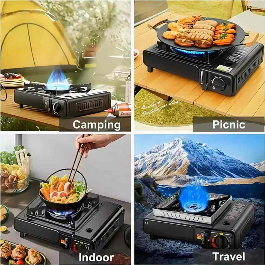 Portable Gas Stove BDZ-155-A – Butane Gas Camping & Outdoor Stove thumbnail 6