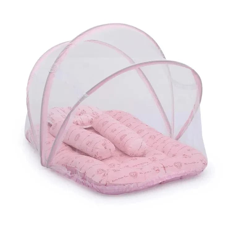 Baby Bed Set With Mosquito Net, Baby Bed with Mosquito Net and Pillow thumbnail 4