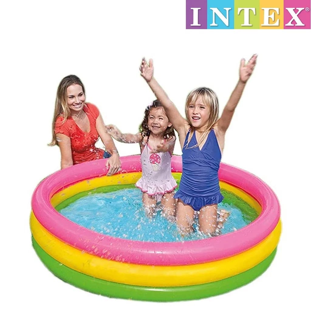 Intex Swimming Pool (24" x 8") for Kids, Baby Pool Bath Water Tub