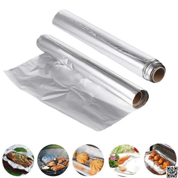 Diamond Aluminum Foil Paper – Heavy Duty Kitchen Aluminum Wrap for Cooking & Food Storage thumbnail 4