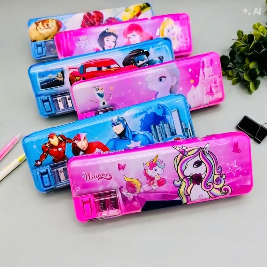 1Pcs Kid's cartoon pencil case