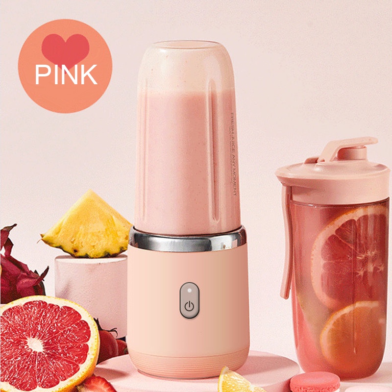 Small Portable Multifunctional Rechargeable Juicer 400ml with Extra Cup, Small Portable Juicer
