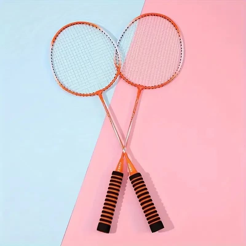 Titanium Alloy Badminton Racket Set | 1 Pair with Racket Bag thumbnail 5