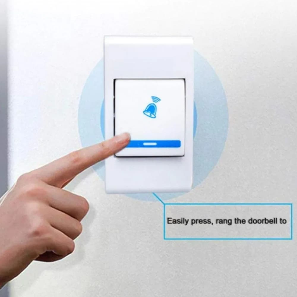 Lsage Wireless Door Calling Bell, Wireless Remote Door Calling Bell – Smart & Convenient Doorbell thumbnail 5