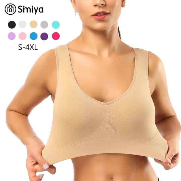 Joy Sports Bras for Women, Seamless Comfortable Yoga Bra without Pads thumbnail 2