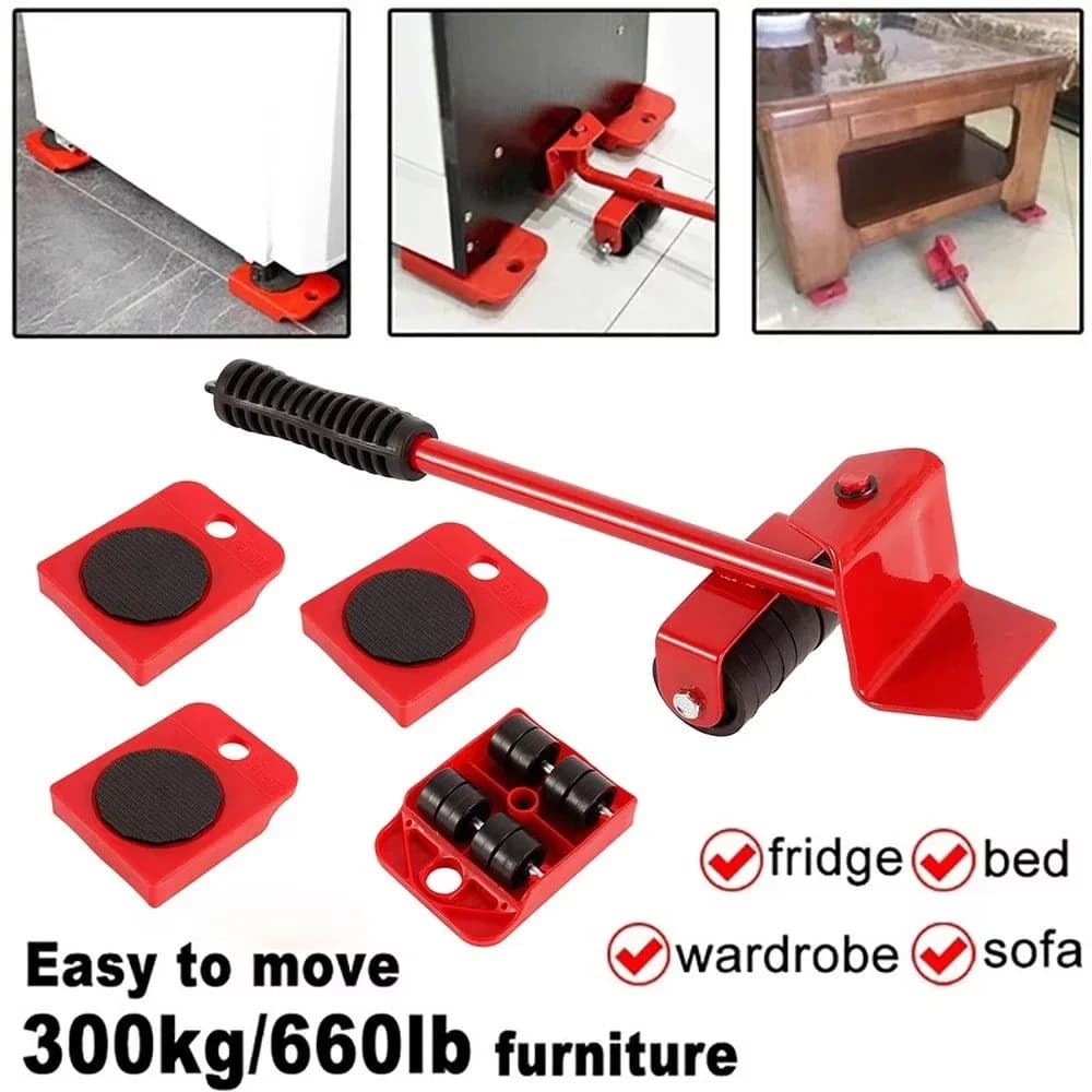 Furniture Easy Moving Tool Set, Heavy Furniture Moving & Lifting System, Maximum Load Weight thumbnail 6