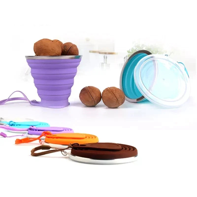 Silicone Folding Cup 270ml | Foldable & Portable Lightweight Travel Mug for Camping & Hiking thumbnail 2