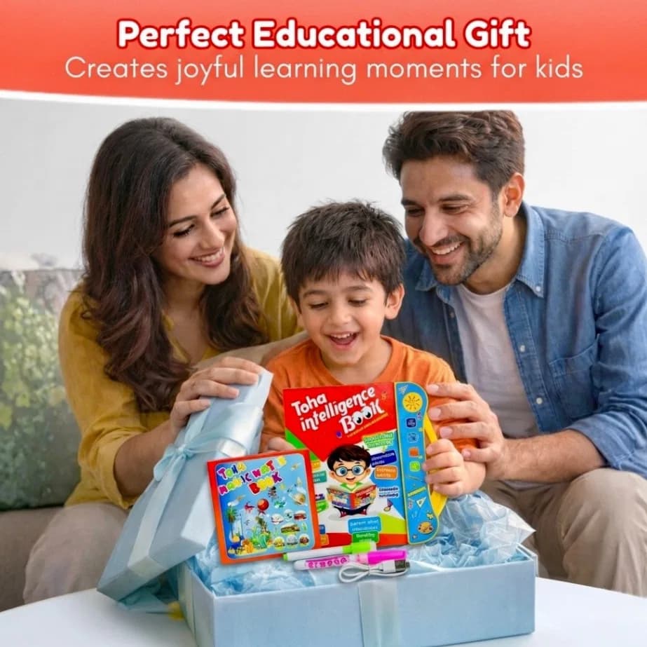 Toha intelligence Book, Toha Rechargeable Intelligence Book for Kids, Baby Learning Book, Baby Educational Talking Book thumbnail 7