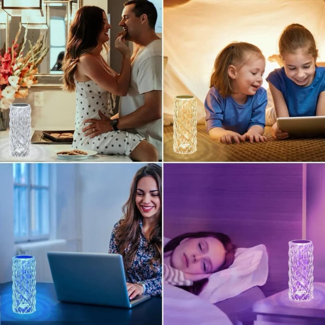 Led Crystal Diamond Table Lamps thumbnail 5
