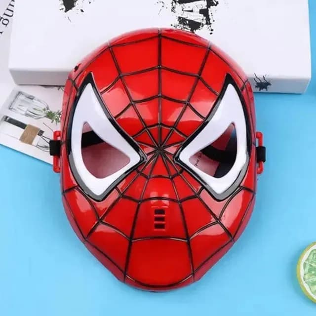 Led light Spiderman Face Mask for children thumbnail 4