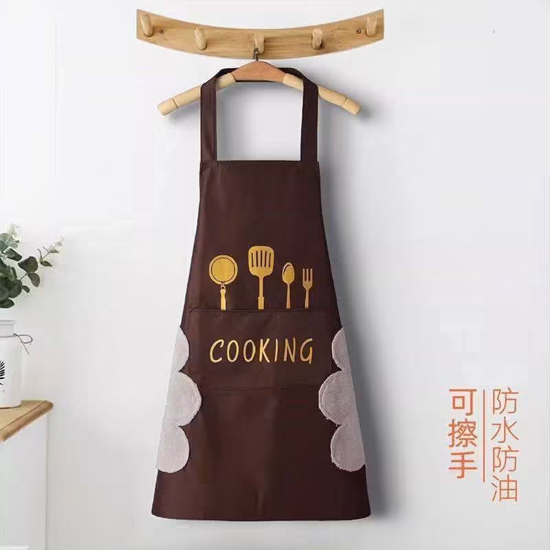 Kitchen Cooking Apron – Waterproof & Anti-Oil Polyester Apron for Home & Restaurant Use thumbnail 7