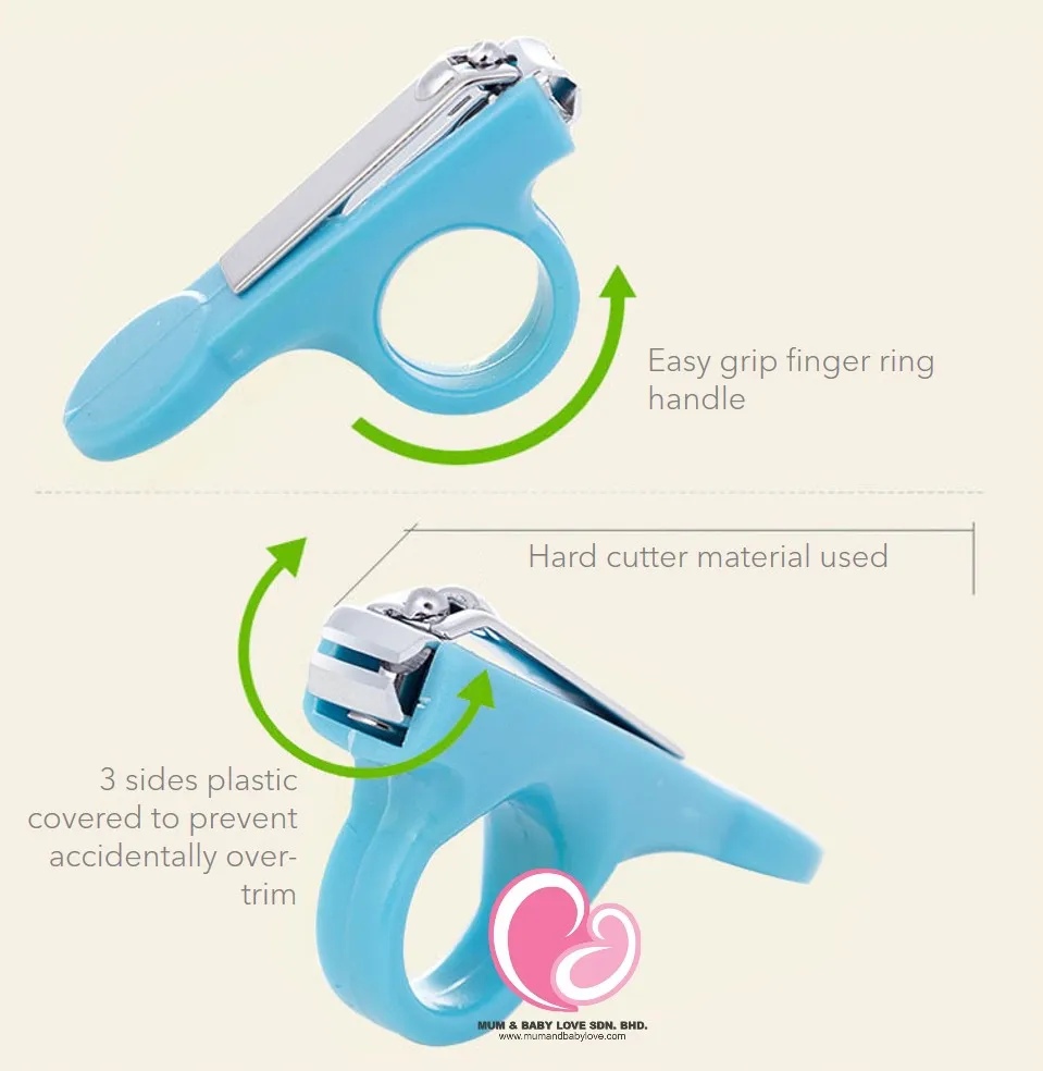 Baby Nail Cutter & Safety Nail Clipper for Newborn – Stainless Steel Baby Nail Scissors Infant Care Tool thumbnail 4