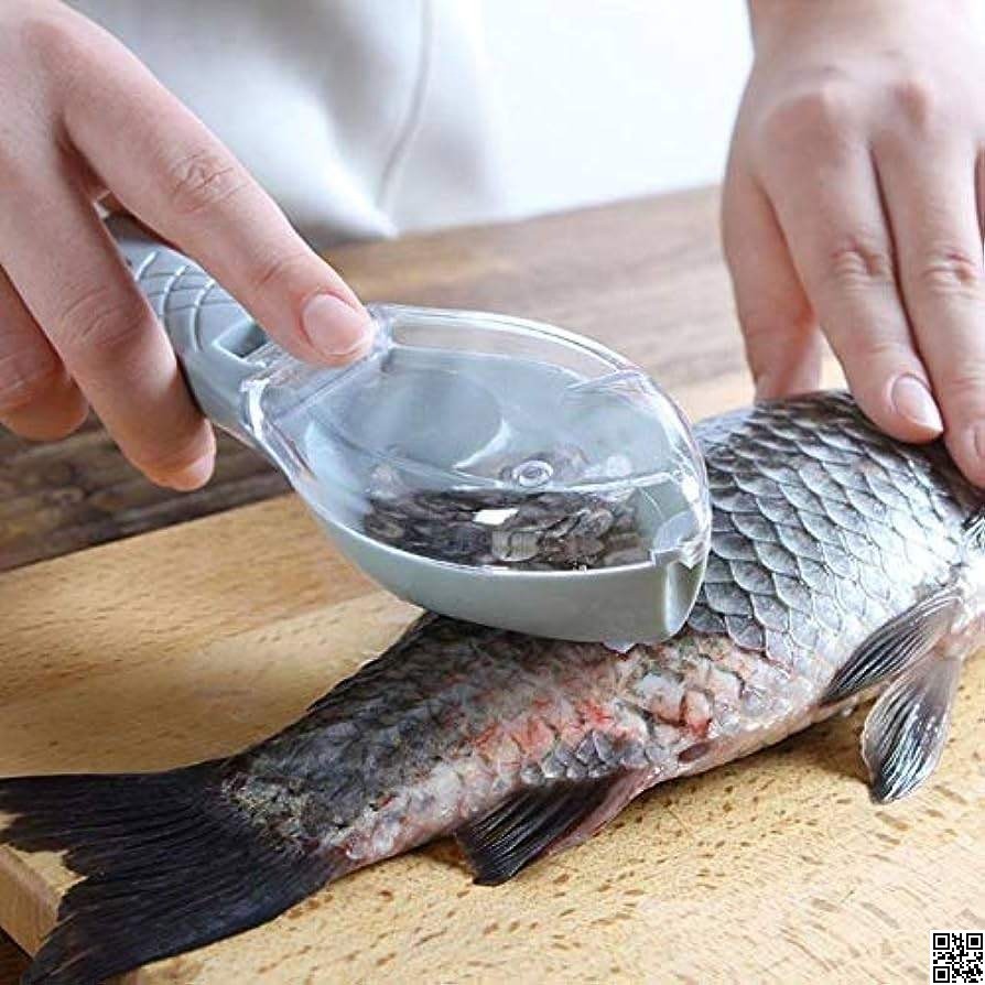 Plastic Fish Scales Remover – Fast & Safe Fish Skin Descaler with Cap thumbnail 7