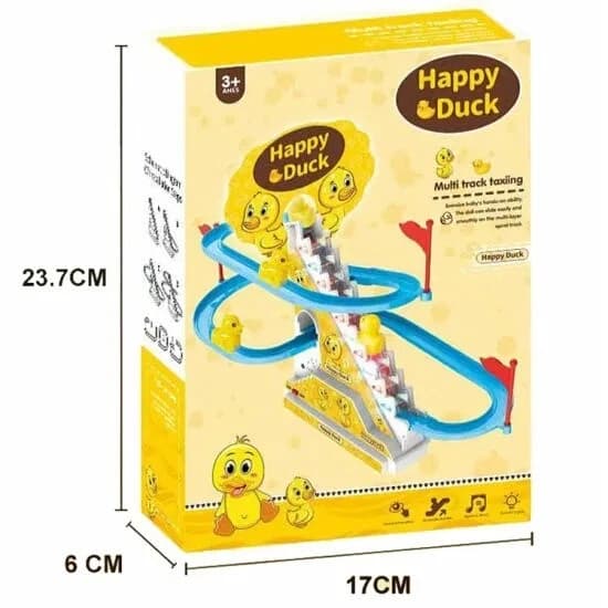 Game with Small Duck, Happy Duck Race Toy – Automatic Duck Climbing & Racing Track thumbnail 5