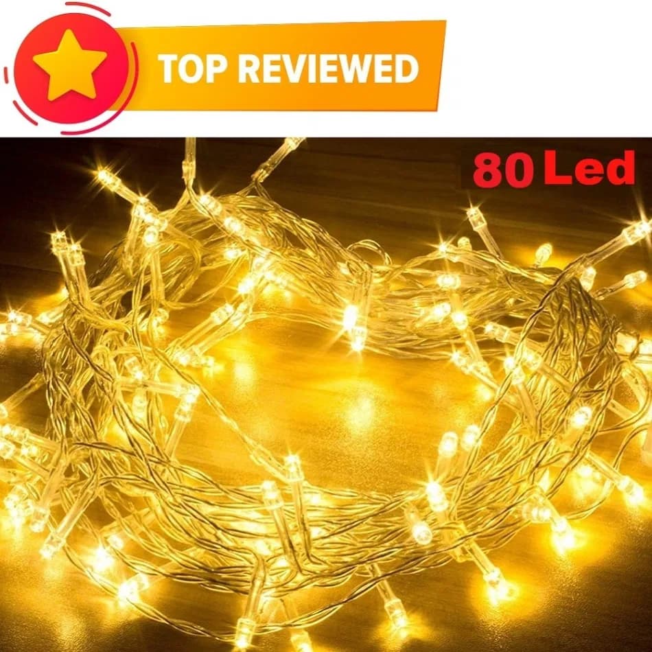 Home Decoration Light 80 Led- Golden thumbnail 7