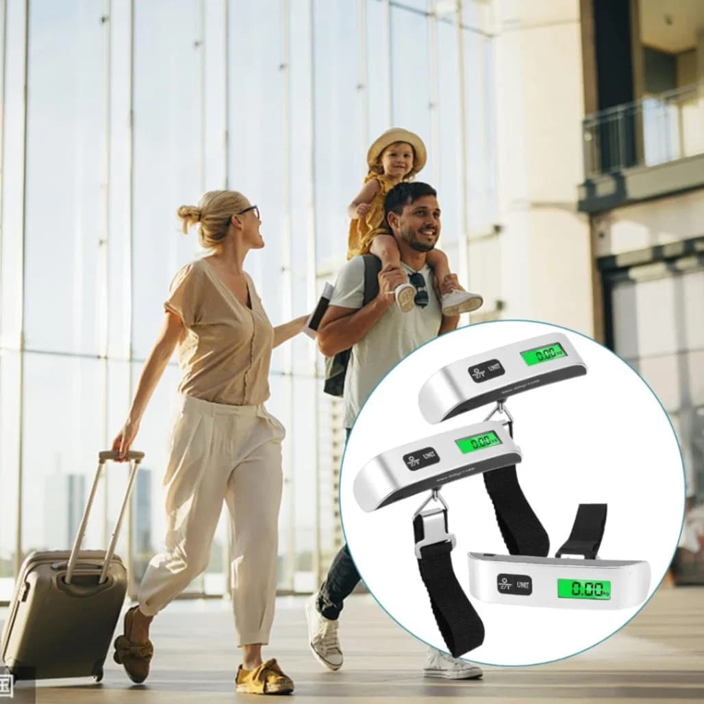 LCD Electronic Luggage Scale – Portable 50kg Digital Hanging Scale thumbnail 6
