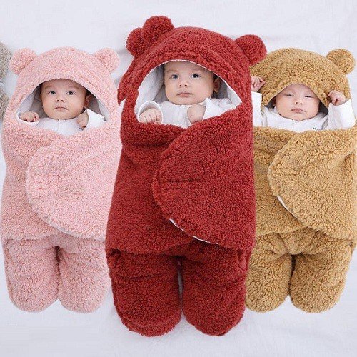 Newborn Baby Sleeping Bag Blanket – Winter Protection Baby Romper Crib Bedding