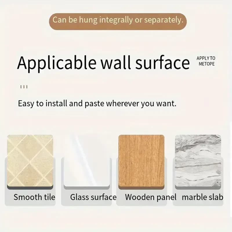6Pcs Self Adhesive Hook Key Storage Hanger for Kitchen Bathroom Door Wall thumbnail 7